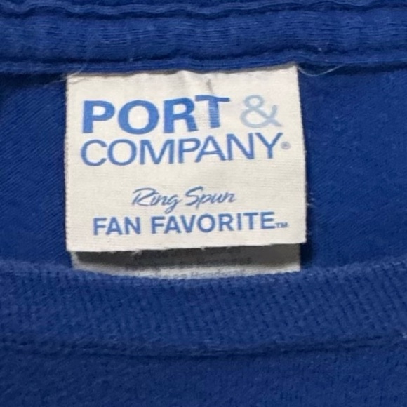 Radiation Therapy Glow Graphic Tee XL Blue Yellow l, Port & Company size 3XL - Picture 3 of 4